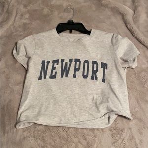 Brandy Melville John Galt New Port Crop Top
